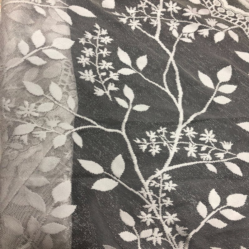 Lace Fabric Dress Leaf Polyester Warp Knit for Women's Wear Wholesale 14